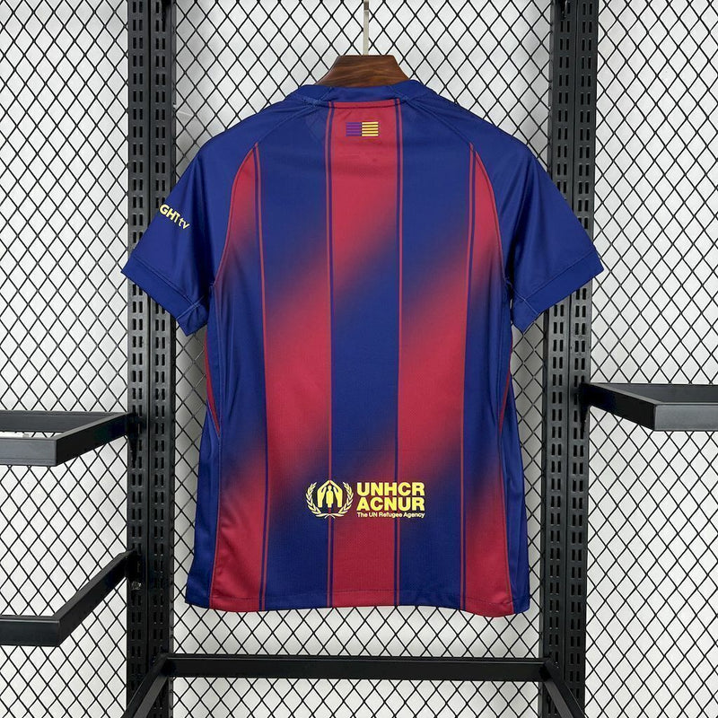 Camisa Barcelona Home I 25/26 - Torcedor Masculina