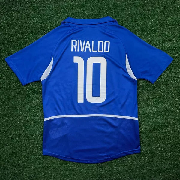 Camisa Retrô Brasil - Rivaldo - 2002