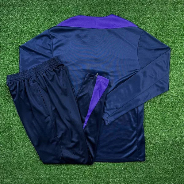 Conjunto Treino Meio Zíper Corinthians - Azul Marinho - Masculino
