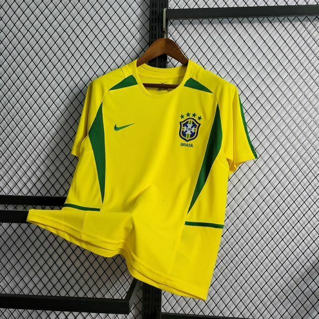 Camisa Retrô Seleção Brasileira Home I 2002 - Copa Do Mundo