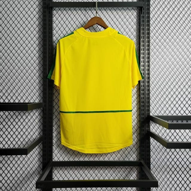 Camisa Retrô Seleção Brasileira Home I 2002 - Copa Do Mundo