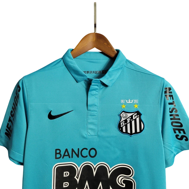 Camisa Retro Santos Neymar-JR 11 - 12/13 - Azul