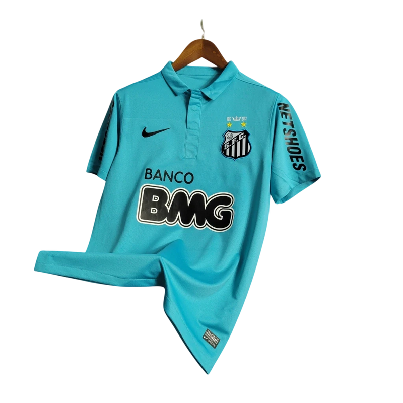 Camisa Retro Santos Neymar-JR 11 - 12/13 - Azul