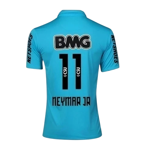 Camisa Retro Santos Neymar-JR 11 - 12/13 - Azul