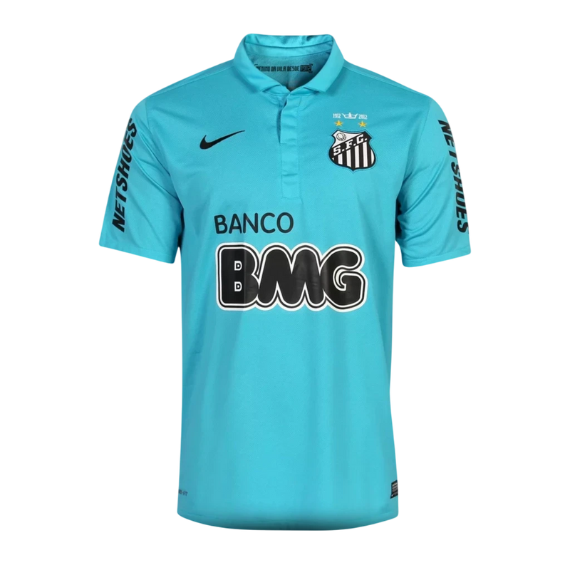 Camisa Retro Santos Neymar-JR 11 - 12/13 - Azul