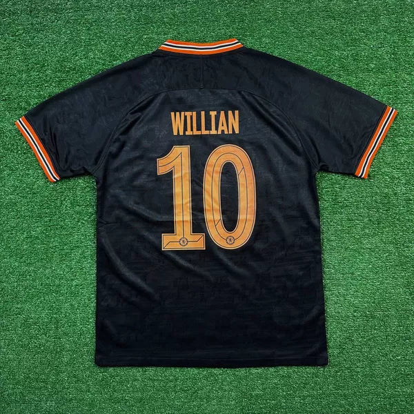 Camisa Retrô Chelsea Third III 2019 - Preta - Willian
