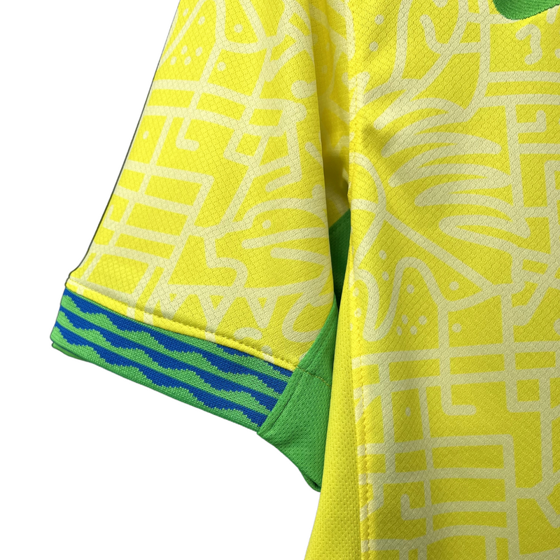Camisa Seleção Brasil 25/26 - Amarela - Torcedor Masculina (Com estrelas)