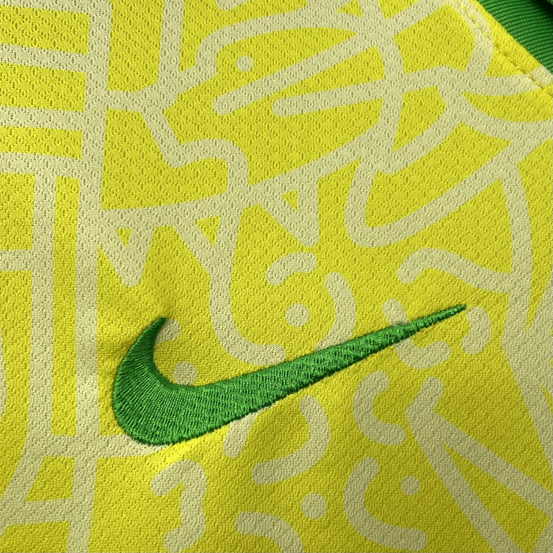 Camisa Seleção Brasil 25/26 - Amarela - Torcedor Masculina (Com estrelas)