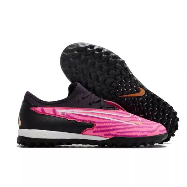 Chuteira Society Nike Phantom (TF) - Rosa/Preto