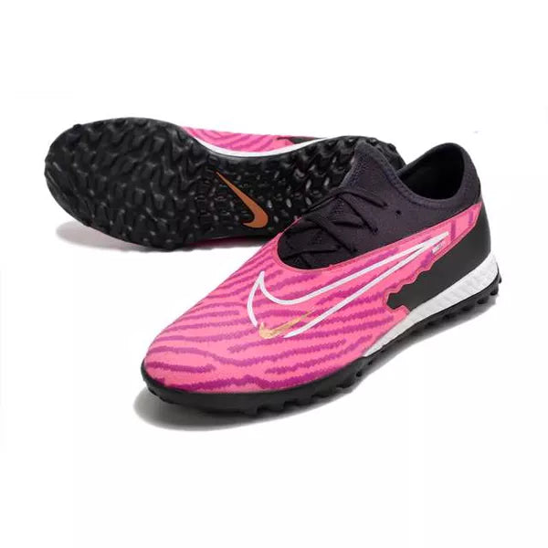 Chuteira Society Nike Phantom (TF) - Rosa/Preto