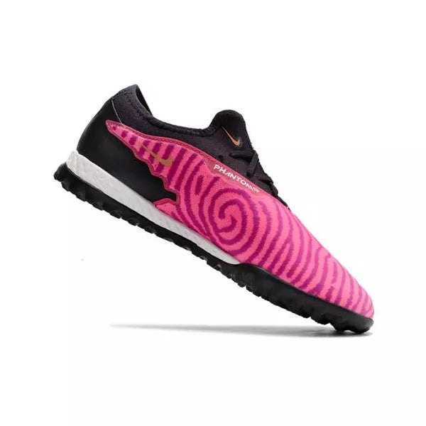 Chuteira Society Nike Phantom (TF) - Rosa/Preto