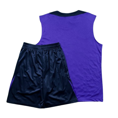 Conjunto de Treino Corinthians Regata e Shorts 25/26 - Roxa e Azul Marinho - Masculino