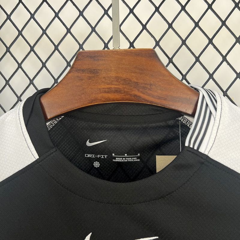 Camisa Corinthians 2025 - Preta e Branca - Masculina
