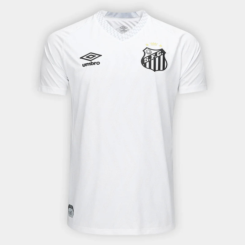 Camisa Santos Home I 25/26 - Branca - Torcedor Masculina Neymar Jr
