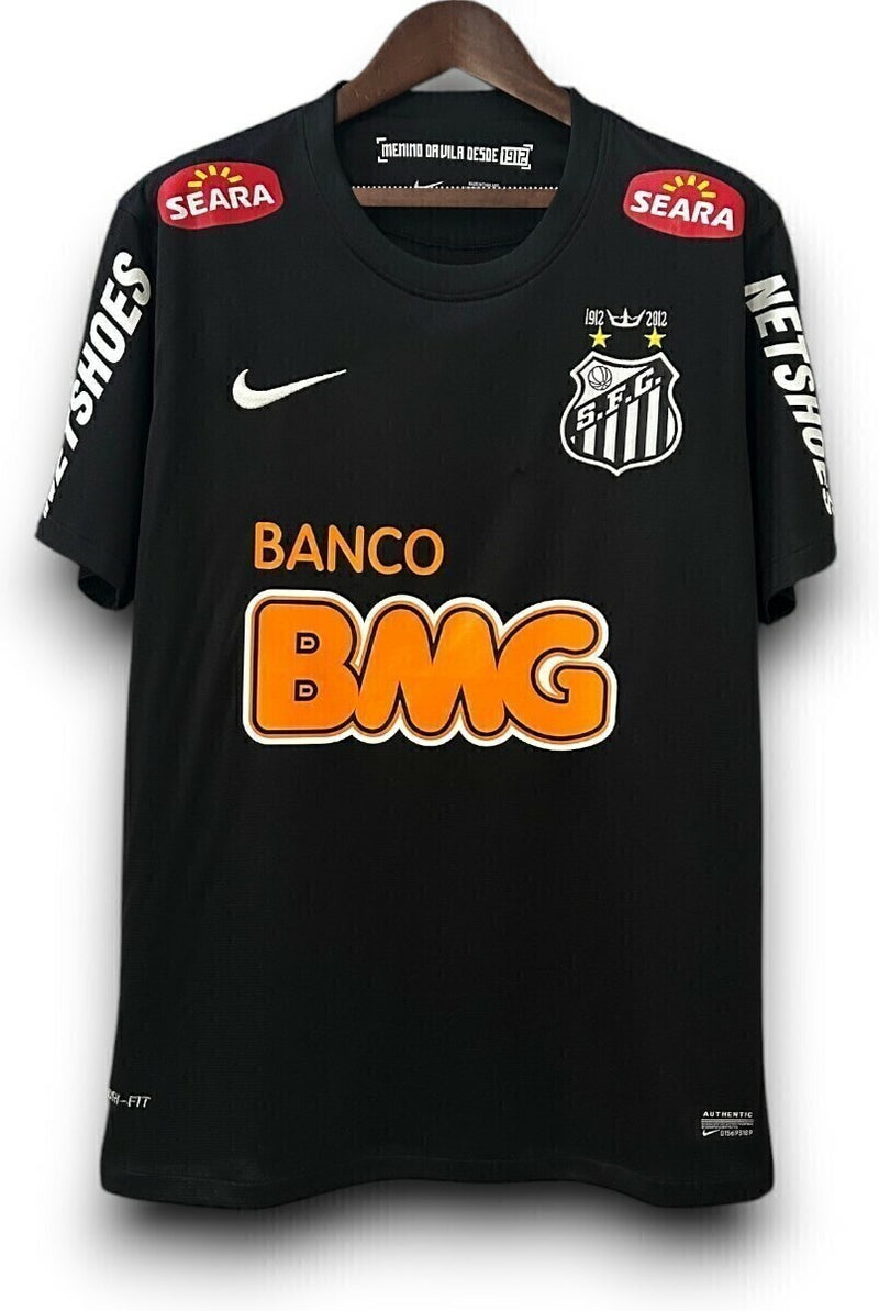 Camisa Santos Retrô Home I 11/12 Edição Especial - Preta - Torcedor Masculina