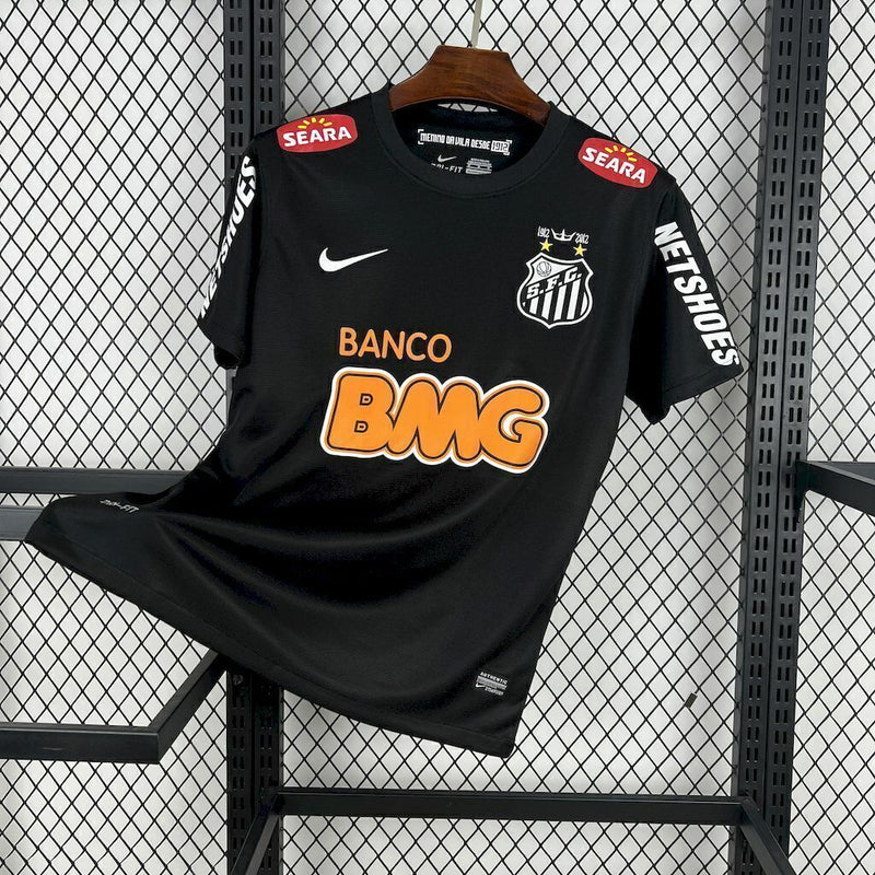 Camisa Santos Retrô Home I 11/12 Edição Especial - Preta - Torcedor Masculina