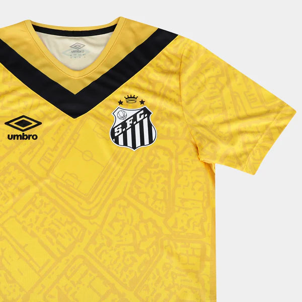 Camisa Santos Third III 24/25 - Amarela - Torcedor Masculina