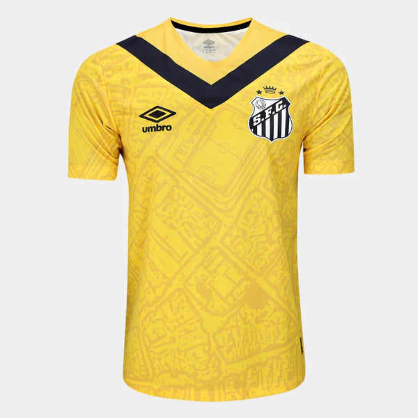 Camisa Santos Third III 24/25 - Amarela - Torcedor Masculina